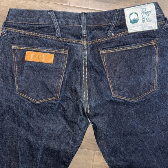 Dry Goods Blue Blood Brand Selvedge Denim Straight Leg Jeans - Picture 7 of 10